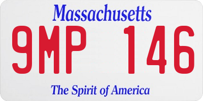 MA license plate 9MP146