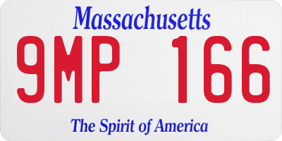 MA license plate 9MP166