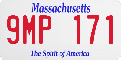 MA license plate 9MP171