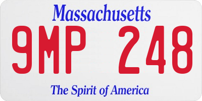 MA license plate 9MP248