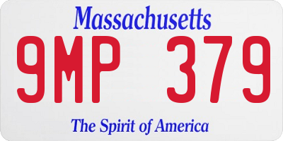 MA license plate 9MP379