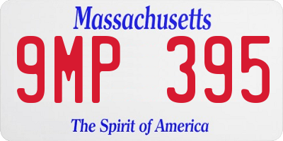 MA license plate 9MP395