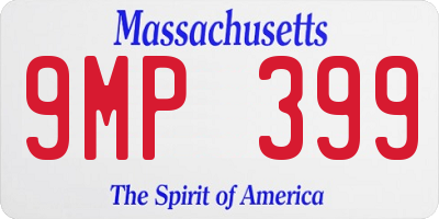 MA license plate 9MP399