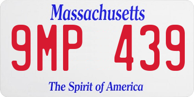MA license plate 9MP439