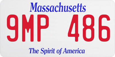 MA license plate 9MP486