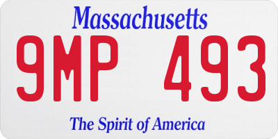MA license plate 9MP493