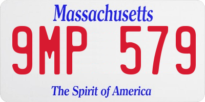 MA license plate 9MP579