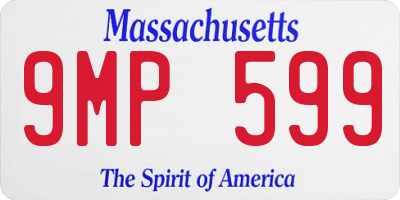 MA license plate 9MP599