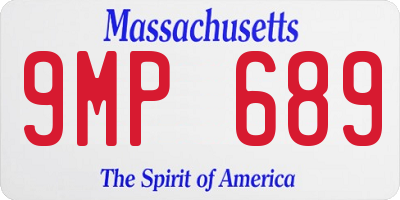 MA license plate 9MP689