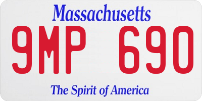 MA license plate 9MP690