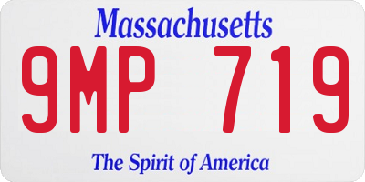 MA license plate 9MP719