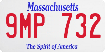 MA license plate 9MP732
