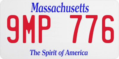 MA license plate 9MP776