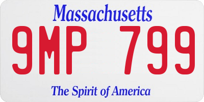 MA license plate 9MP799