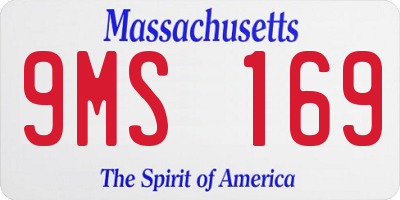 MA license plate 9MS169