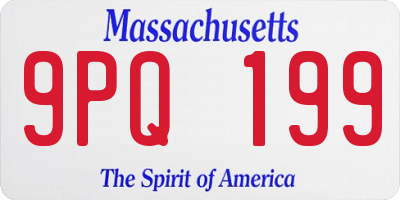 MA license plate 9PQ199
