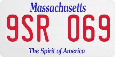 MA license plate 9SR069