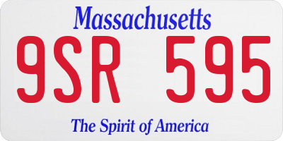 MA license plate 9SR595