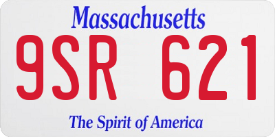 MA license plate 9SR621