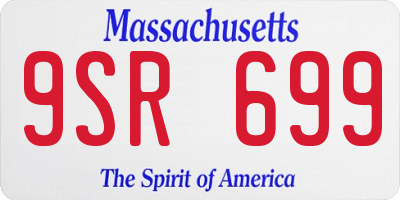 MA license plate 9SR699
