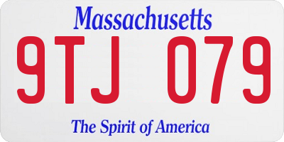 MA license plate 9TJ079