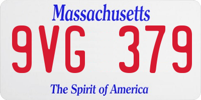 MA license plate 9VG379