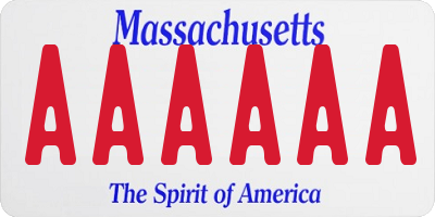 MA license plate AAAAAA