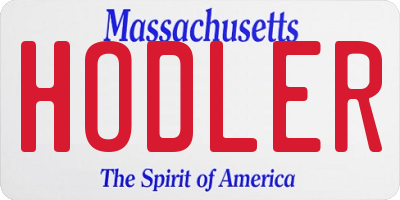 MA license plate HODLER