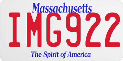 MA license plate IMG922