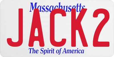 MA license plate JACK2