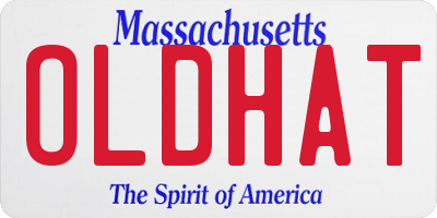 MA license plate OLDHAT