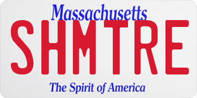 MA license plate SHMTRE