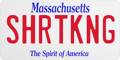MA license plate SHRTKNG