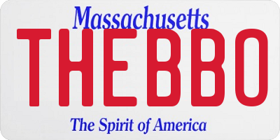 MA license plate THEBBO