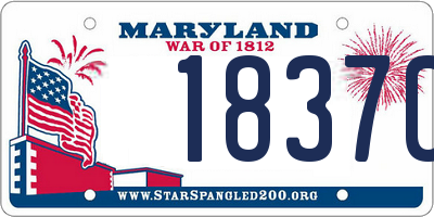 MD license plate 18370