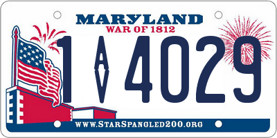MD license plate 1AV4029