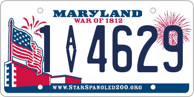 MD license plate 1AV4629