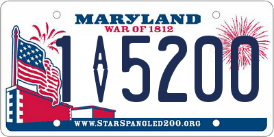 MD license plate 1AV5200