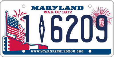 MD license plate 1AV6209