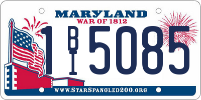 MD license plate 1BI5085