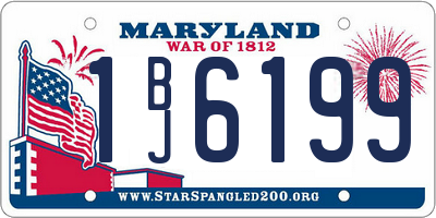 MD license plate 1BJ6199
