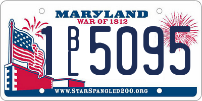 MD license plate 1BL5095