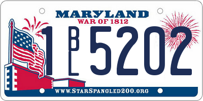 MD license plate 1BL5202