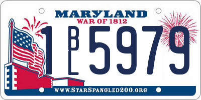 MD license plate 1BL5979
