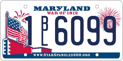 MD license plate 1BL6099