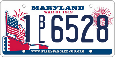 MD license plate 1BL6528