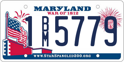 MD license plate 1BM5779