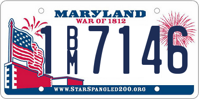 MD license plate 1BM7146