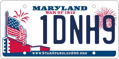 MD license plate 1DNH97