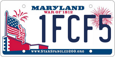 MD license plate 1FCF57